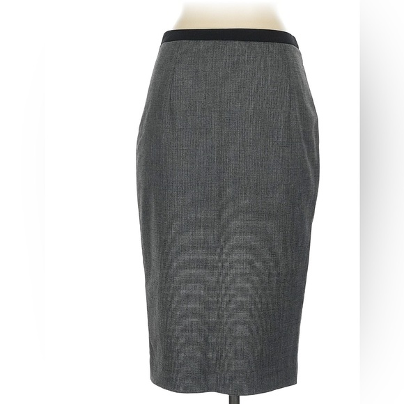 Zara Dresses & Skirts - Zara Basics Houndstooth Plaid Wrap Up Style Career Xl Black White